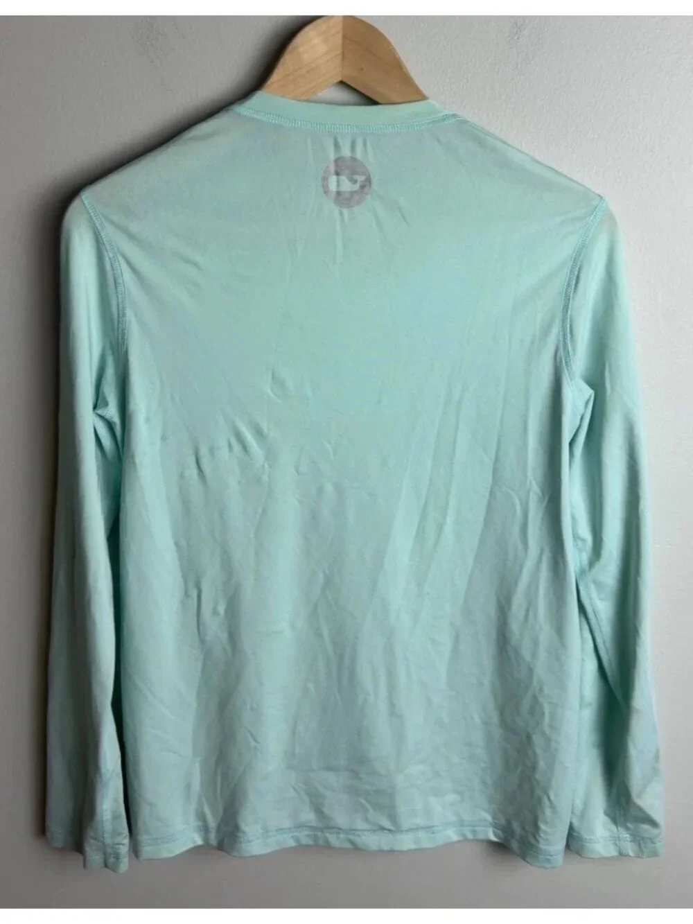 Vineyard Vines Performance Long Sleeve Shirt Mint Teal Size Medium Boy’s Child